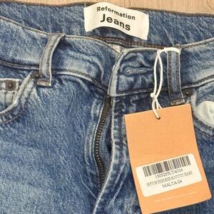 Reformation Classic Blue Boot Cut Jeans